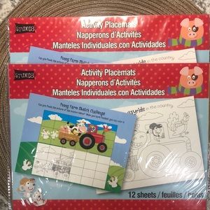 Activity Placemats - Farm Themed